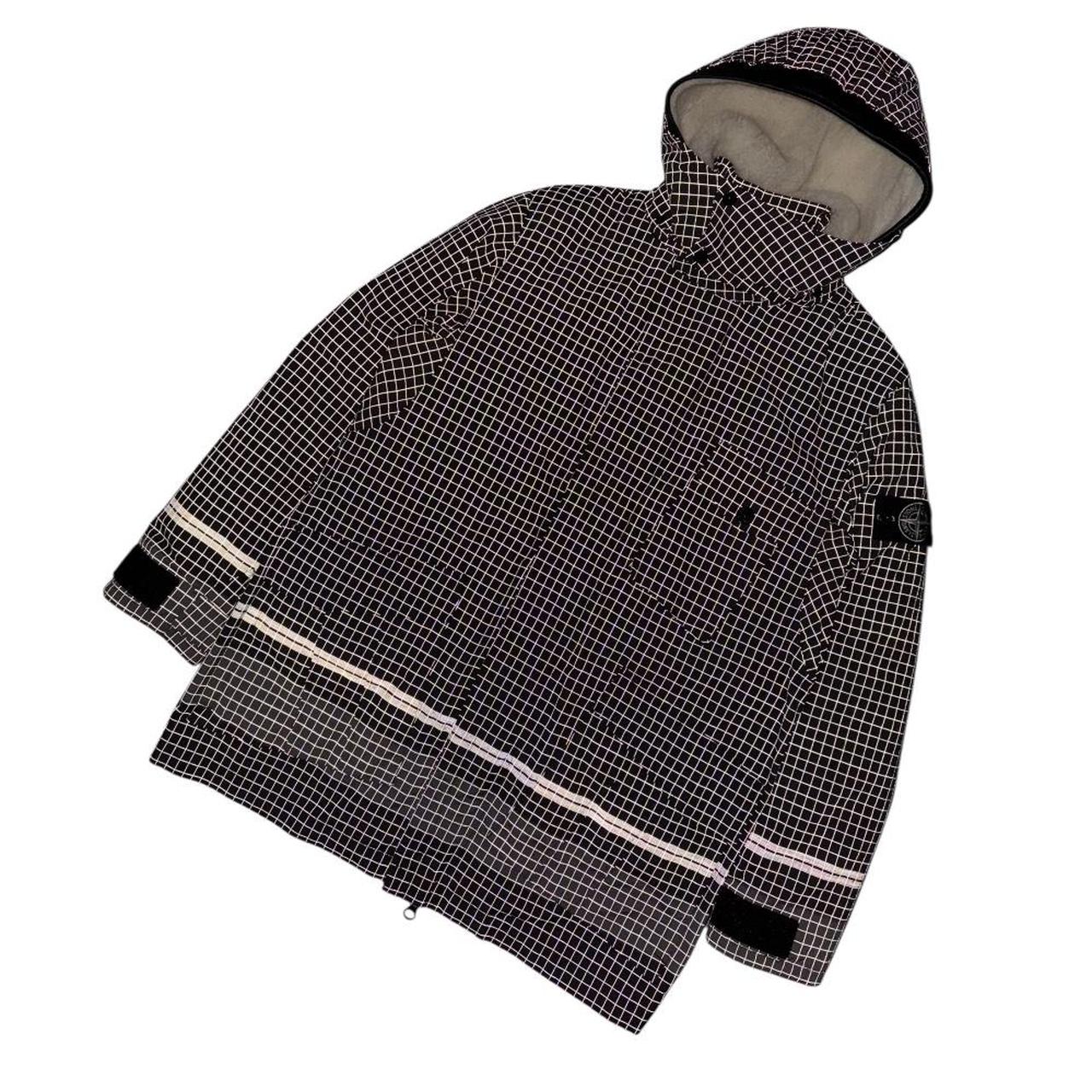 Stone Island Reflective Ripstop Chine Jacket | Large, Gray