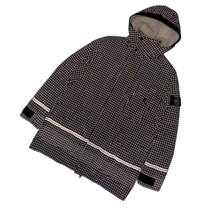 Stone Island Reflective Ripstop Chine Jacket | Large, Gray
