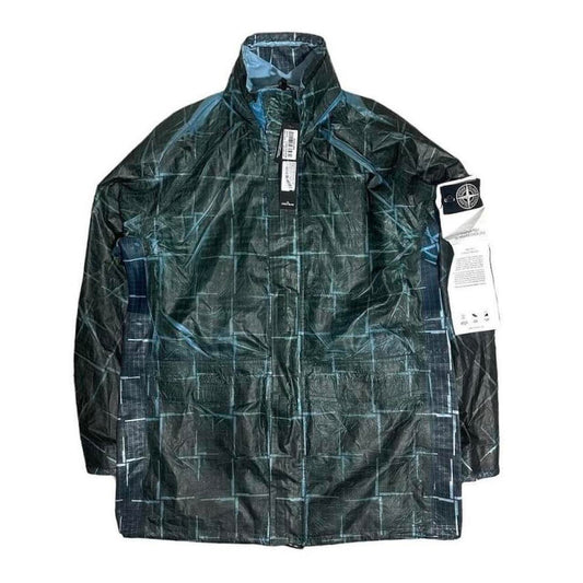 Stone Island Paper Poly House Check Grid Jacket