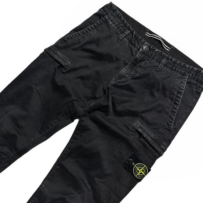 Stone Island Slim Fit Garment Dyed Cargo Trousers
