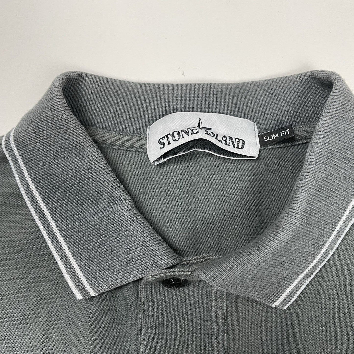 Stone Island Polo Shirt, Size Medium | O/S, Grey