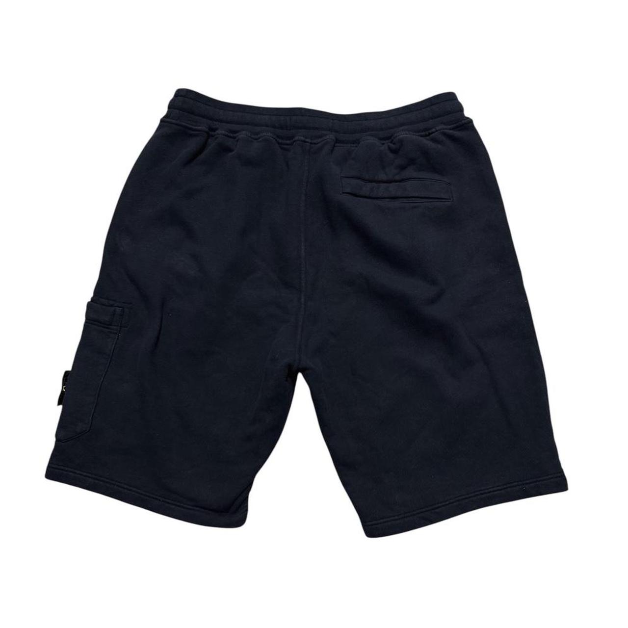 Stone Island Navy Cotton Shorts
