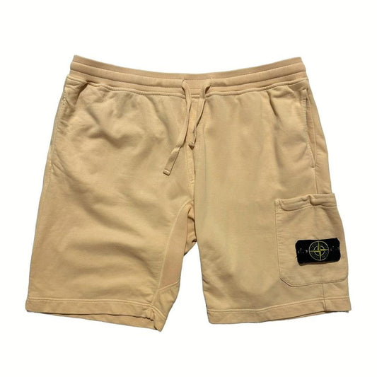 Stone Island Peach Cotton Shorts