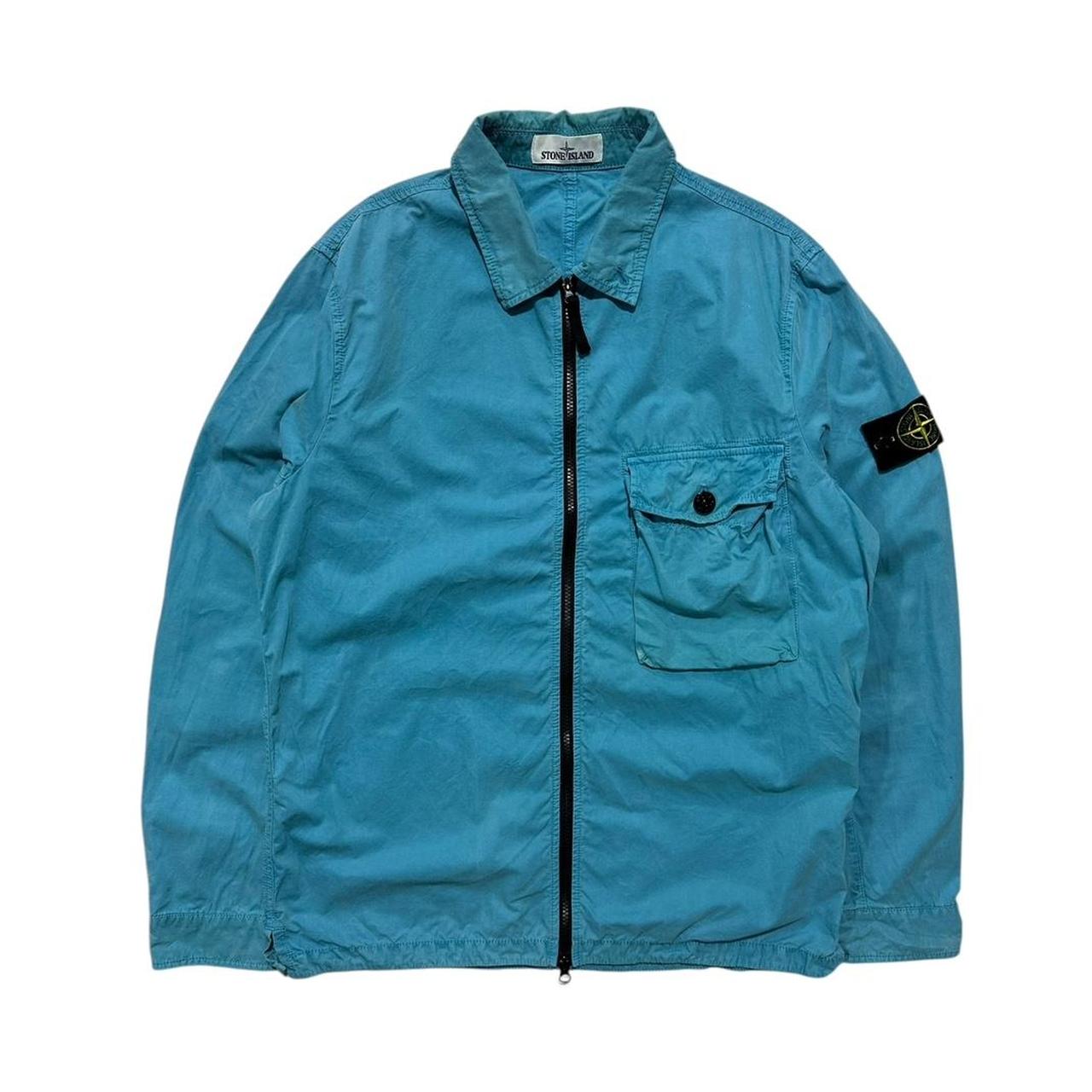 Stone Island Baby Blue Overshirt