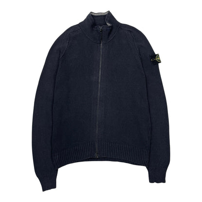 Stone Island Knit Cardigan, Size Medium | O/S, Blue