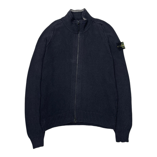 Stone Island Knit Cardigan, Size Medium | O/S, Blue