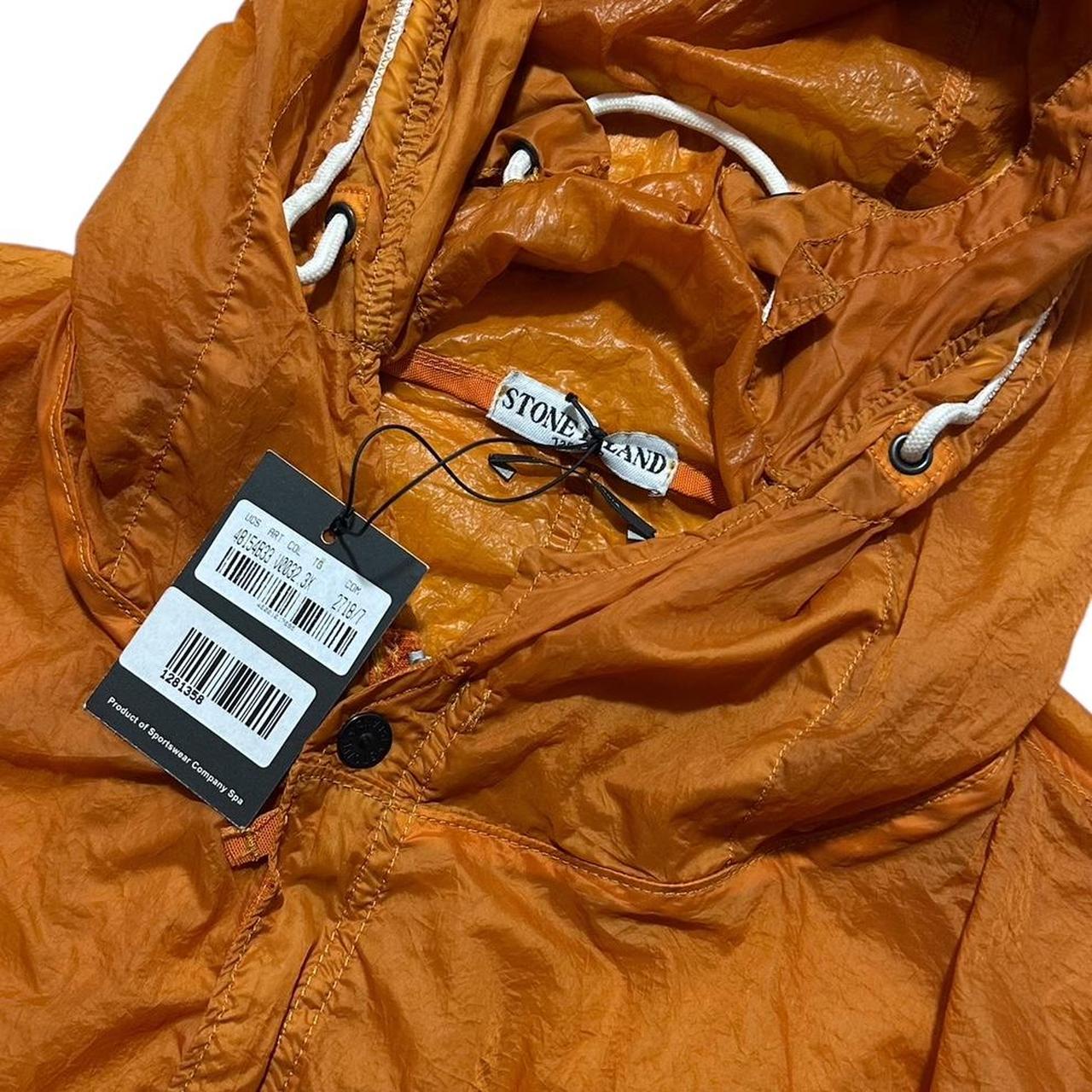 Stone Island S/S 2008 Orange Hyperlight Mesh Jacket