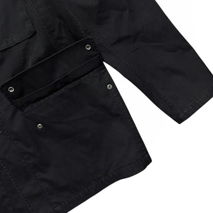 Stone Island Black Trench Coat