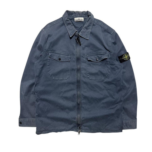 Stone Island Blue Overshirt