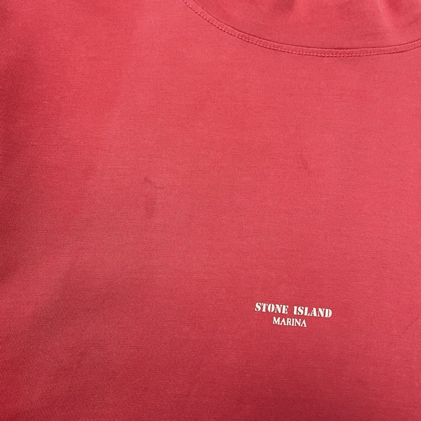 Vintage Stone Island Marina T-Shirt, Size Medium | O/S, Red