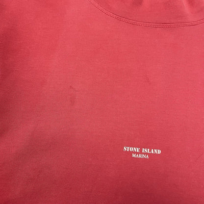 Vintage Stone Island Marina T-Shirt, Size Medium | O/S, Red