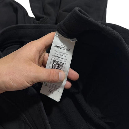 Stone Island Black Cotton Shorts | XXL, Black