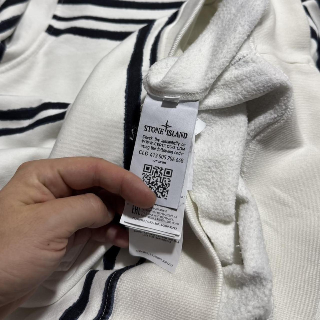 Stone Island Supreme Warp Pullover Hoodie