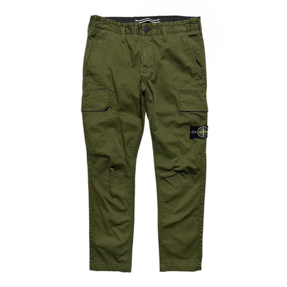 Stone Island Green Cargo Trousers