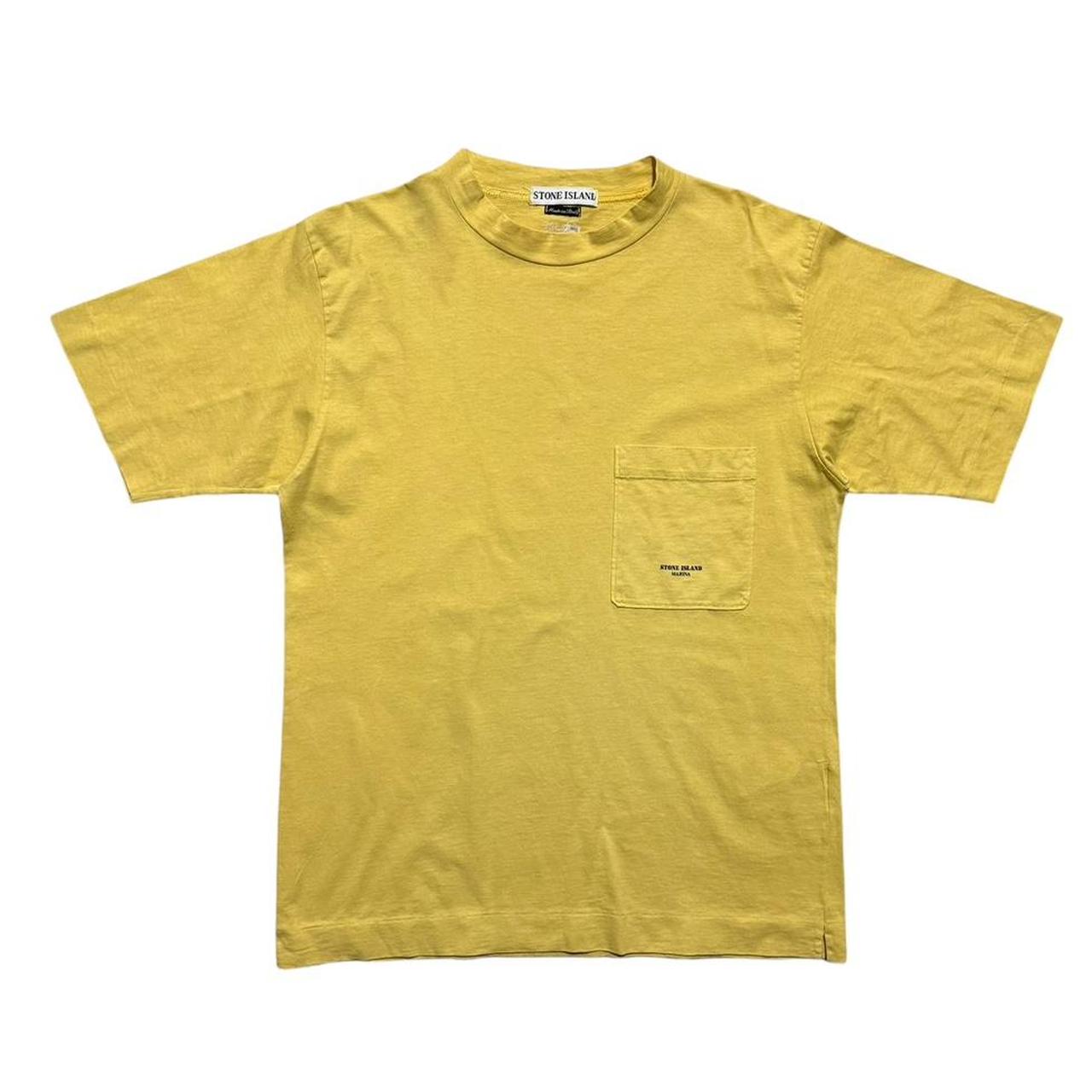 Stone Island 90's Marina T-Shirt | Small, Yellow