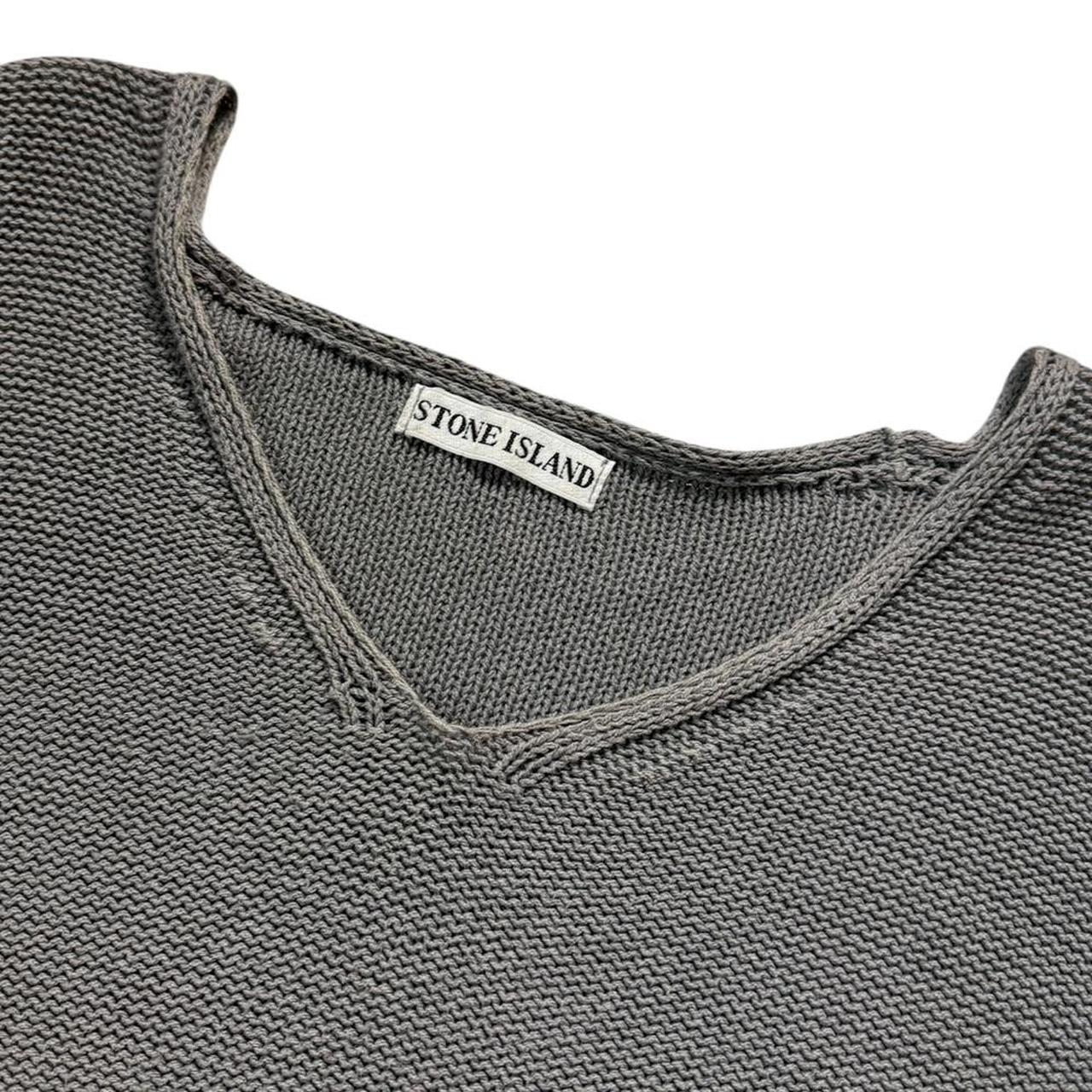Stone Island 1999 V Neck Knit Jumper