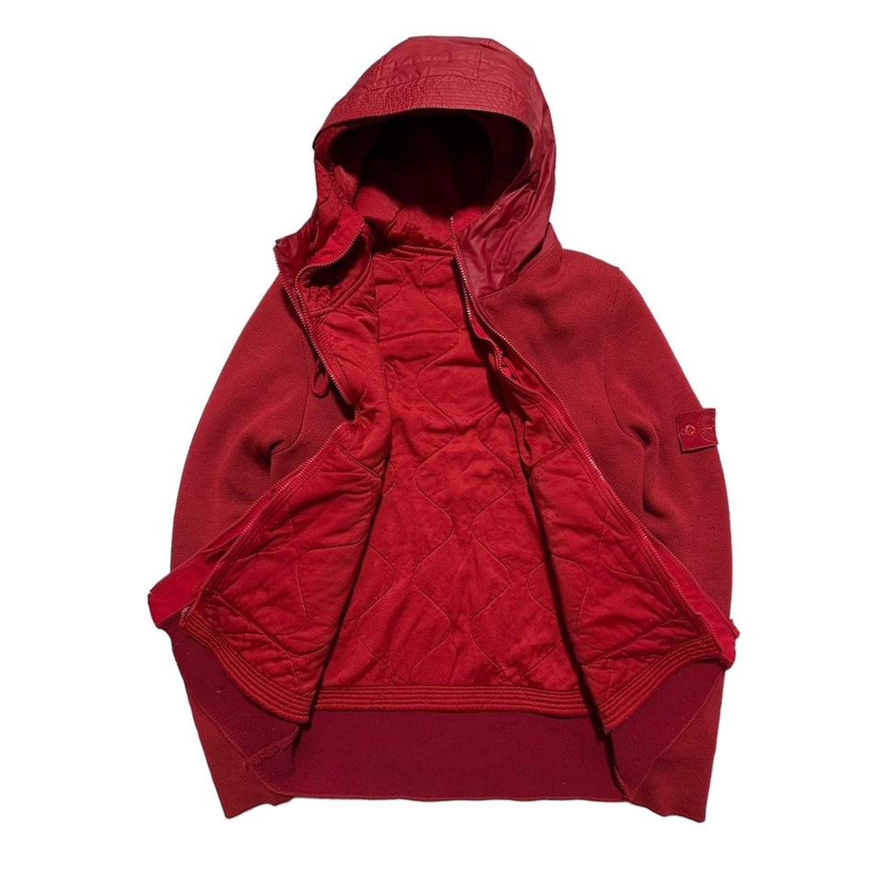 Stone Island 2013 Red Ghost Presidential Knit Jacket