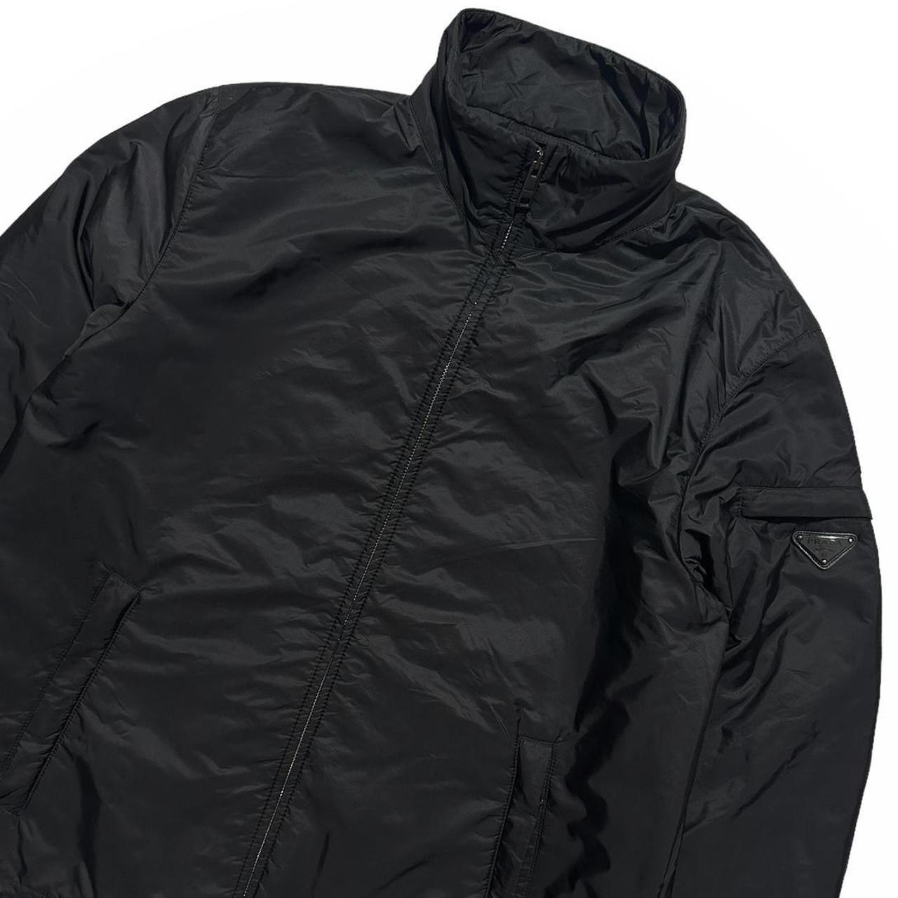 Prada Black Nylon Padded Jacket - Known Source