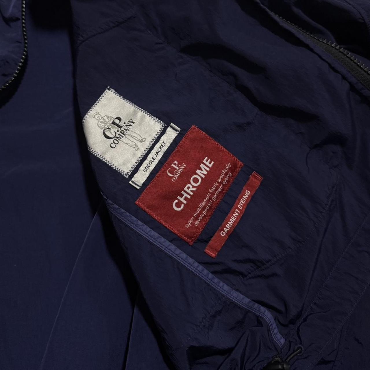 CP Company Chrome Goggle Jacket | Medium, Navy