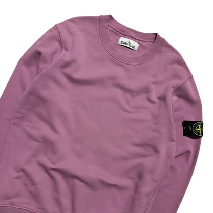 Stone Island Pink Pullover Crewneck