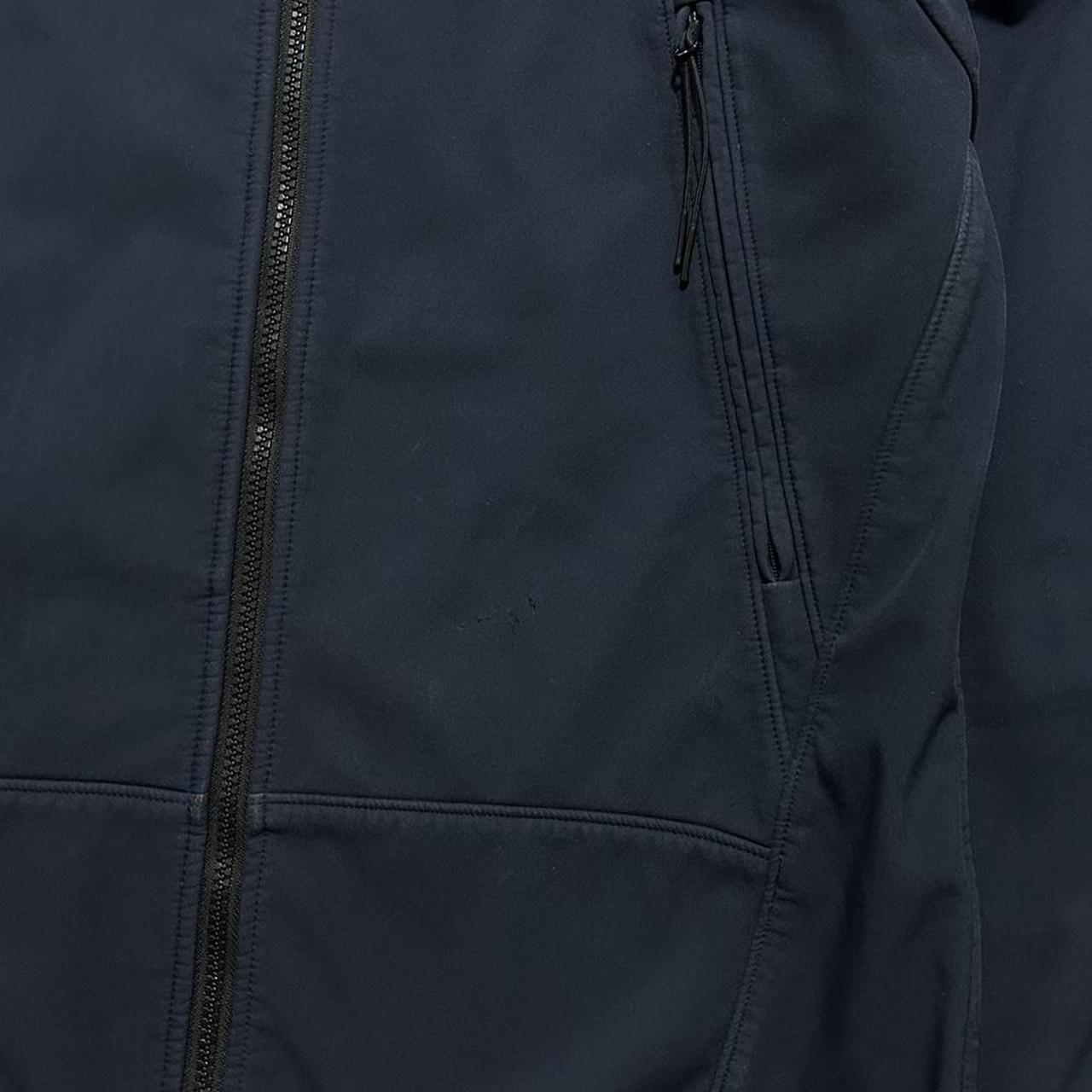 CP Company Navy Soft Shell Goggle Jacket