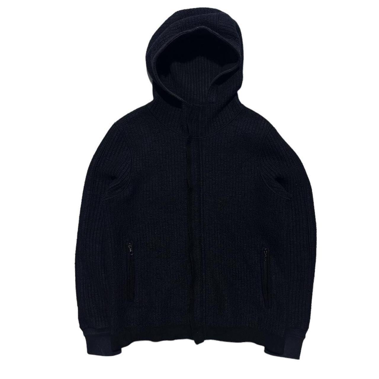 Stone Island Knit Full Zip Backprint Hoodie