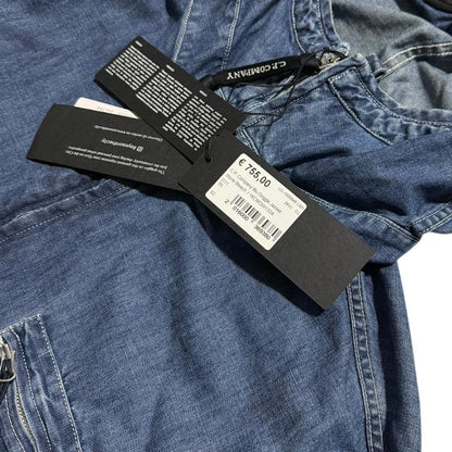 CP Company Blu Denim Goggle Jacket