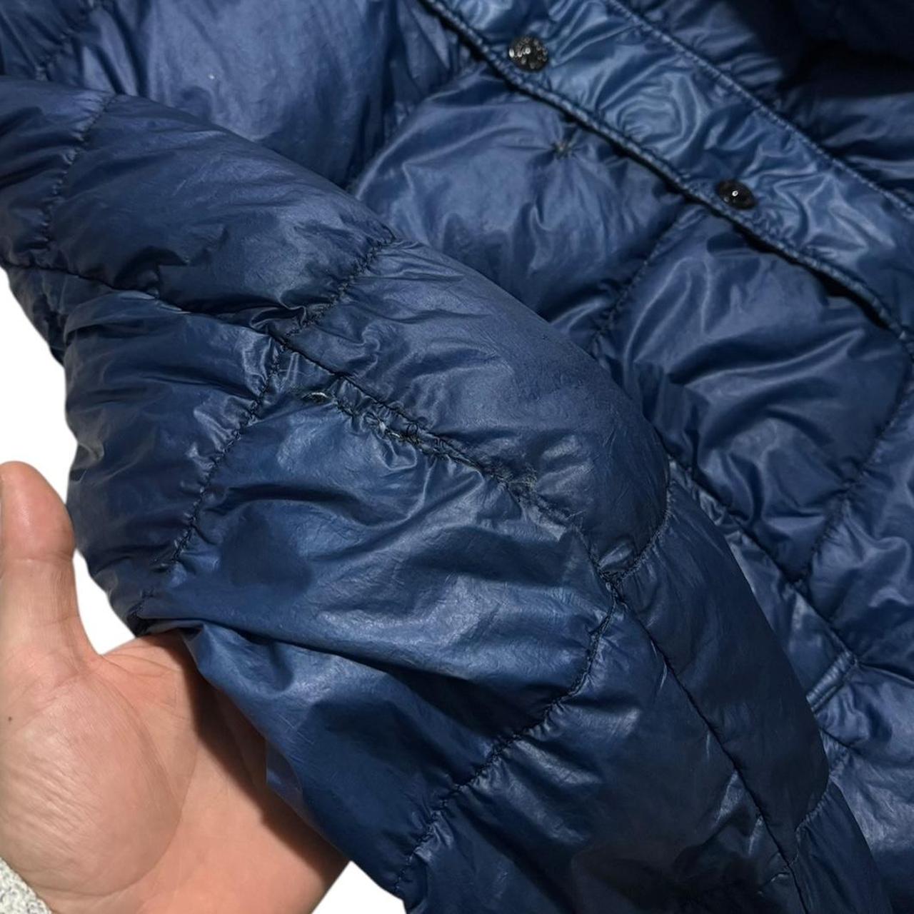 Stone Island Garment Dyed Down Jacket | Large, Blue