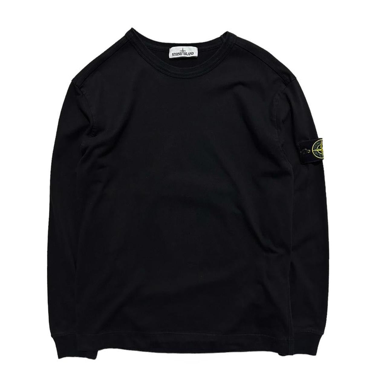 Stone Island Black Pullover Crewneck