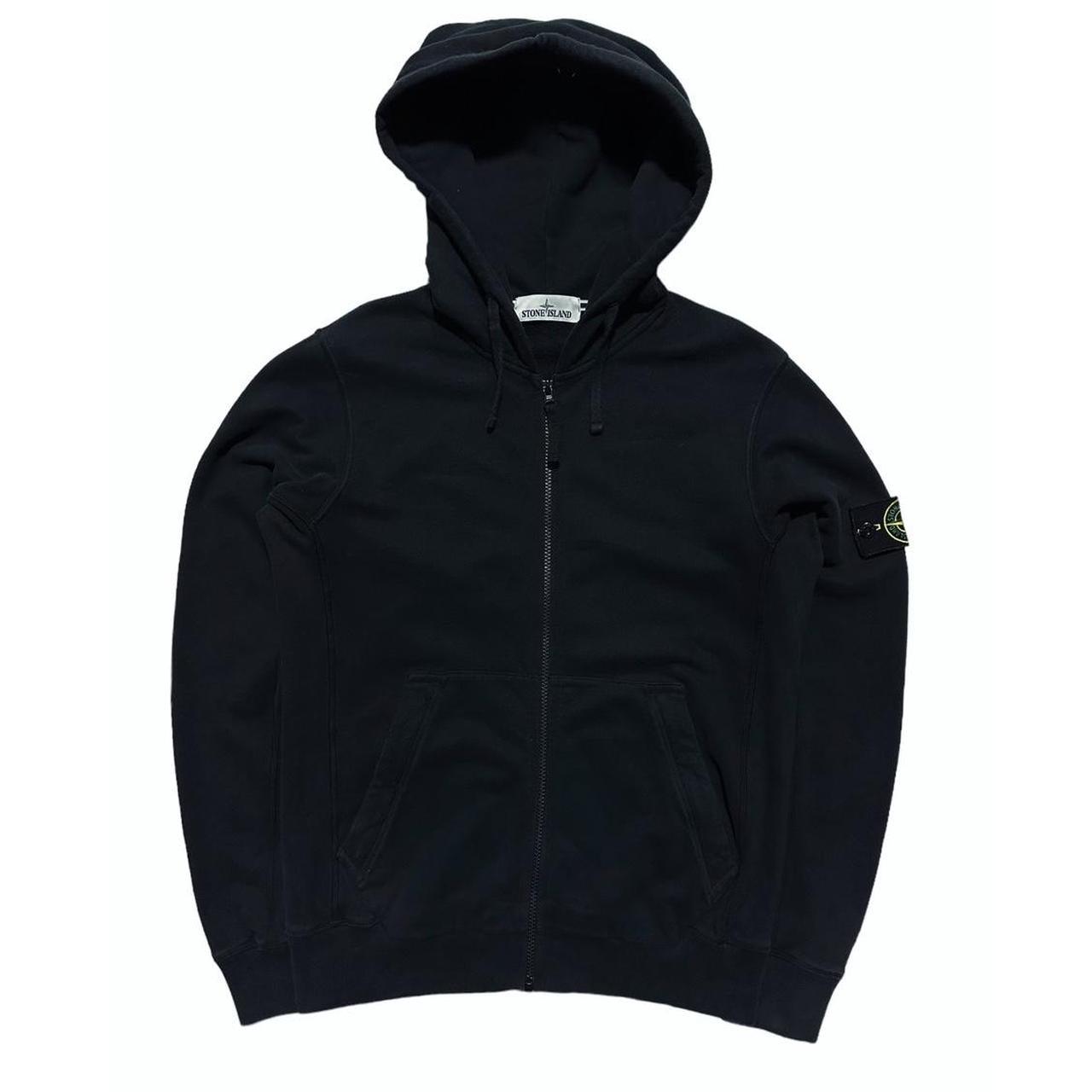 Stone Island Dark Blue Zip Up Hoodie - Known Source