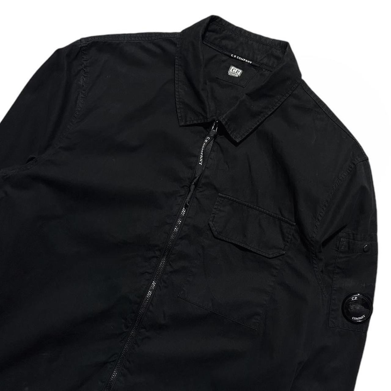 CP Company Black Overshirt | Medium, Black