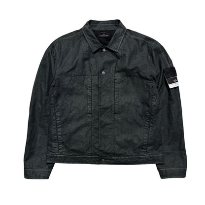 Stone Island Shadow Project Cotone Canapa Placcato Jacket | XL, Black