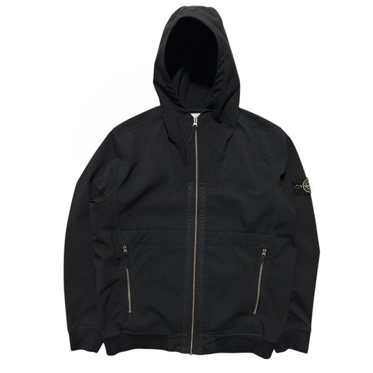 Stone Island Black Soft-Shell Jacket