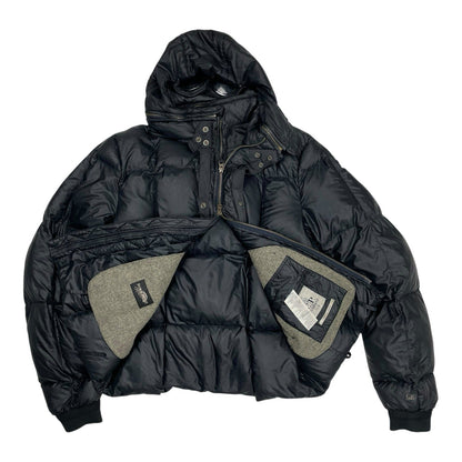 CP Company Down Goggle Puffer Jacket, Size Medium | O/S, Black