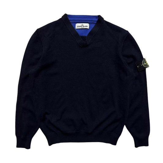 Stone Island Navy Crewneck