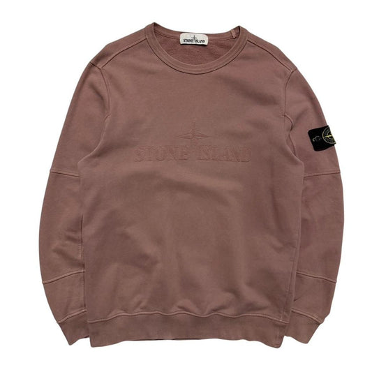 Stone Island Front Logo Pullover Crewneck