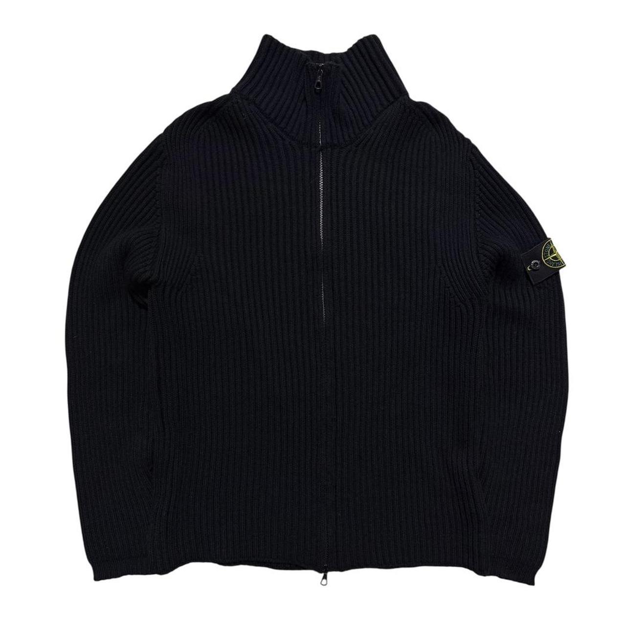 Stone island Ribbed Wool Full Zip