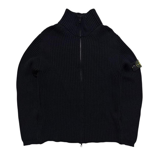 Stone island Ribbed Wool Full Zip