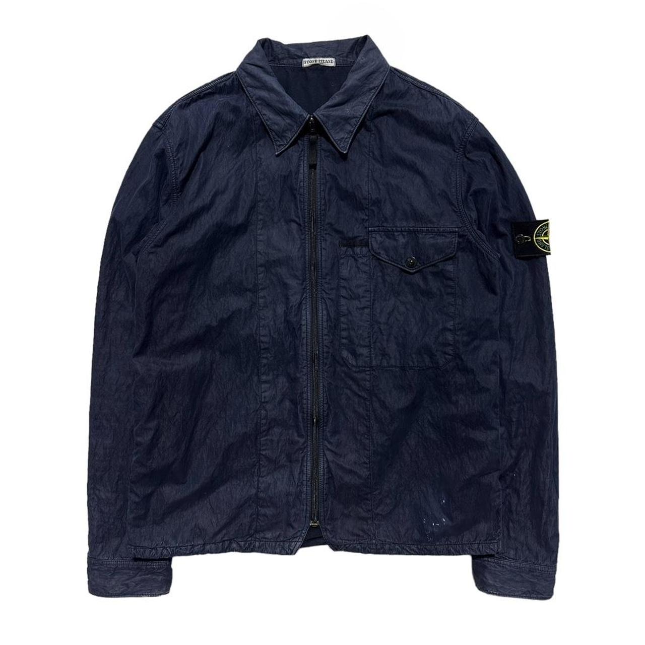 Stone Island Brushed Cotton Overshirt