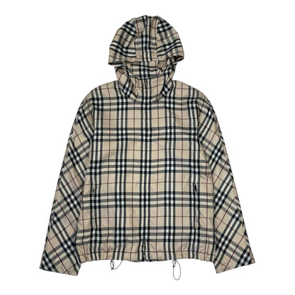 Burberry Nova Check Jacket, Size Small | O/S, Beige