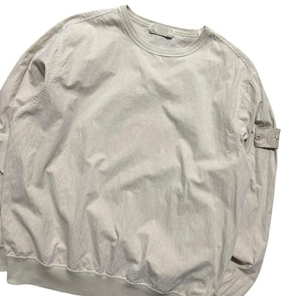Stone Ghost Canvas Pullover | Large, Stone