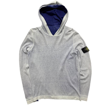 Stone Island Blue Spray Pullover Hoodie