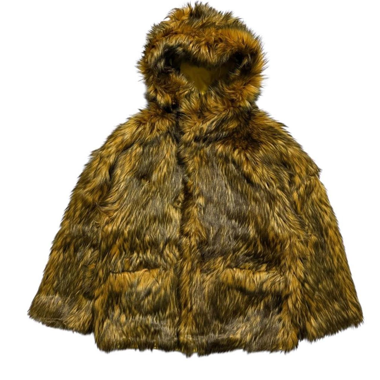 Stone Island Supreme 2022 Formula Steel Faux Fur Reversible Jacket