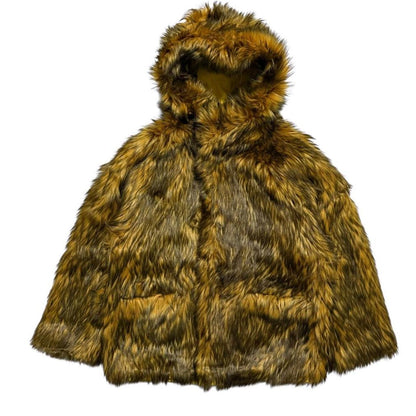 Stone Island Supreme 2022 Formula Steel Faux Fur Reversible Jacket