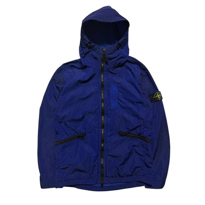 Stone Island Nylon Metal Flock Jacket | Large, Blue