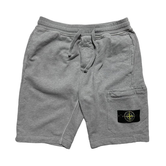 Stone Island Grey Cotton Cargo Shorts - Known Source