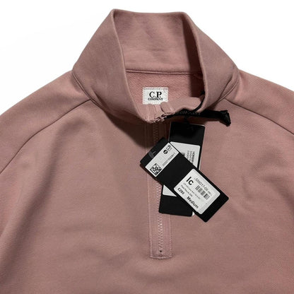 CP Company Quarter Zip Pullover | Medium, Dusty Pink