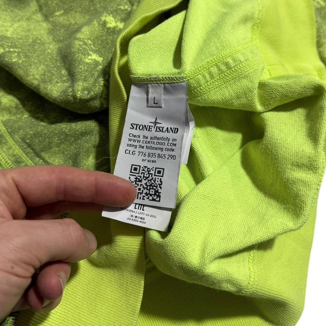 Stone Island Neon Camo Pullover Crewneck