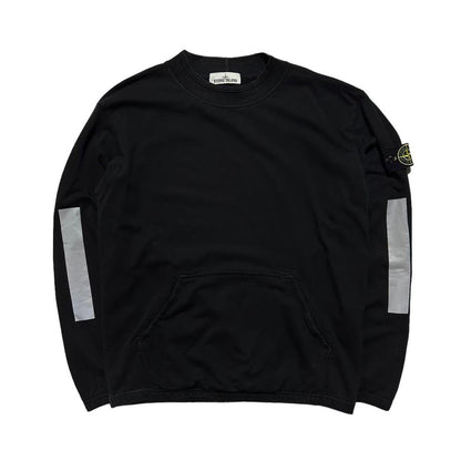 Stone Island Reflective Strip Pullover Crewneck