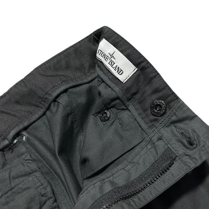 Stone Island Black Cargo Trousers